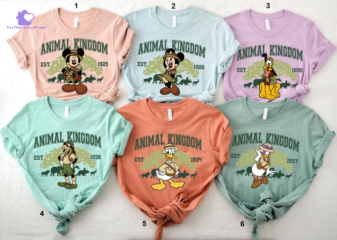 Disney Animal Kingdom Safari Vintage Shirts Disney Animal Kingdom Safari Vintage Shirts