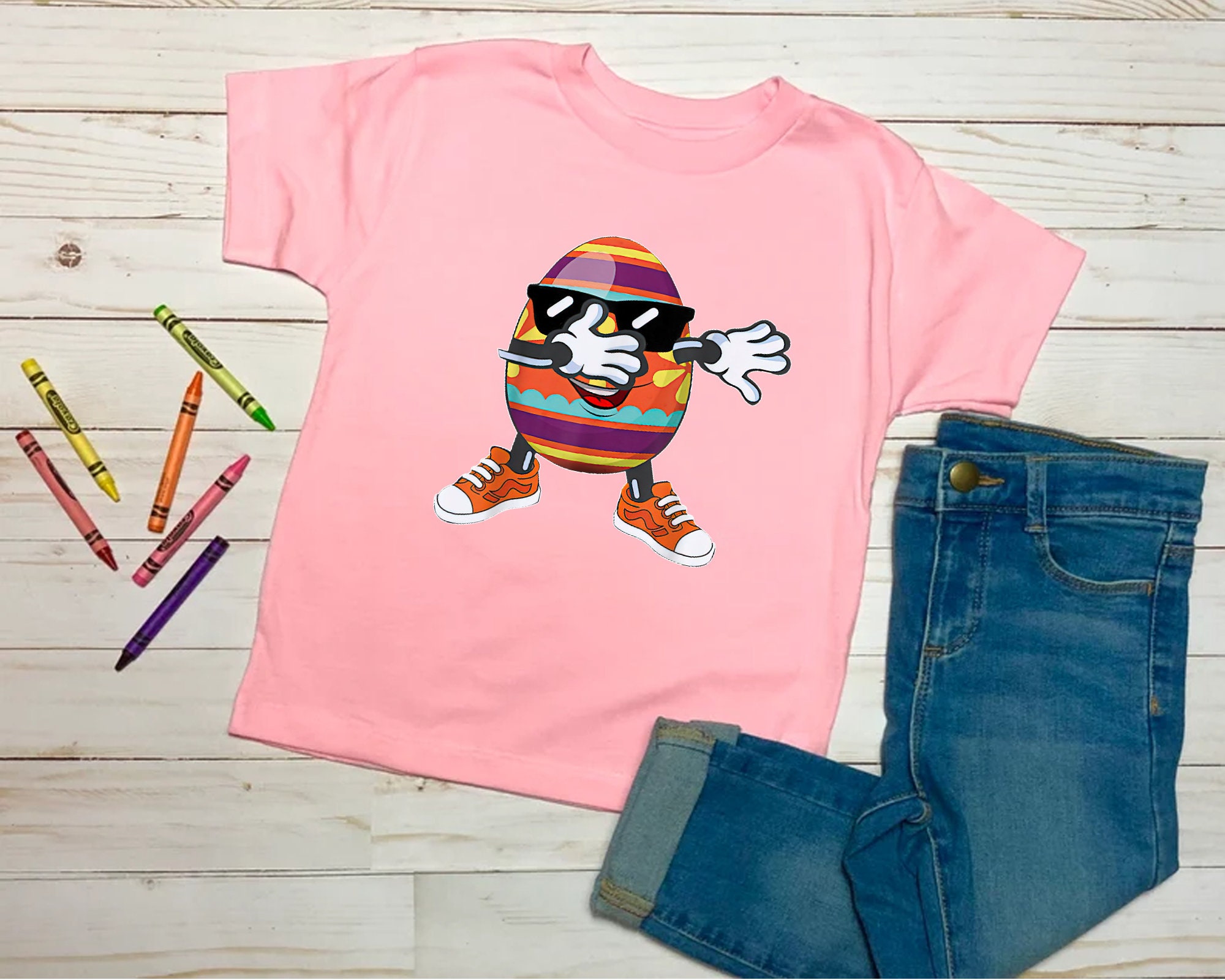 Funny Dabbing Easter Egg Kid Shirt Funny Dabbing Easter Egg Kid Shirt