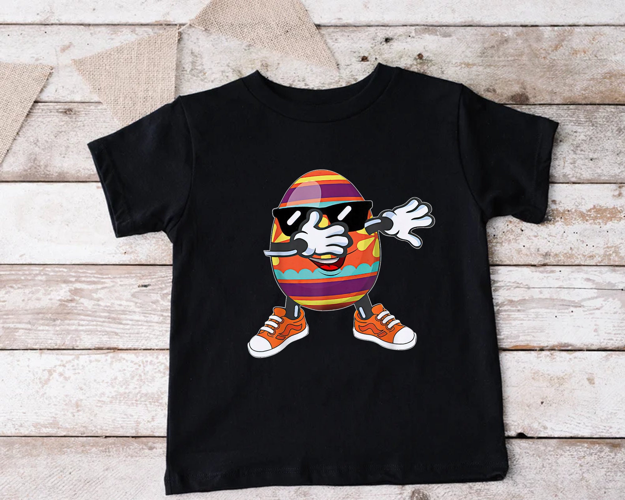 Funny Dabbing Easter Egg Kid Shirt Funny Dabbing Easter Egg Kid Shirt