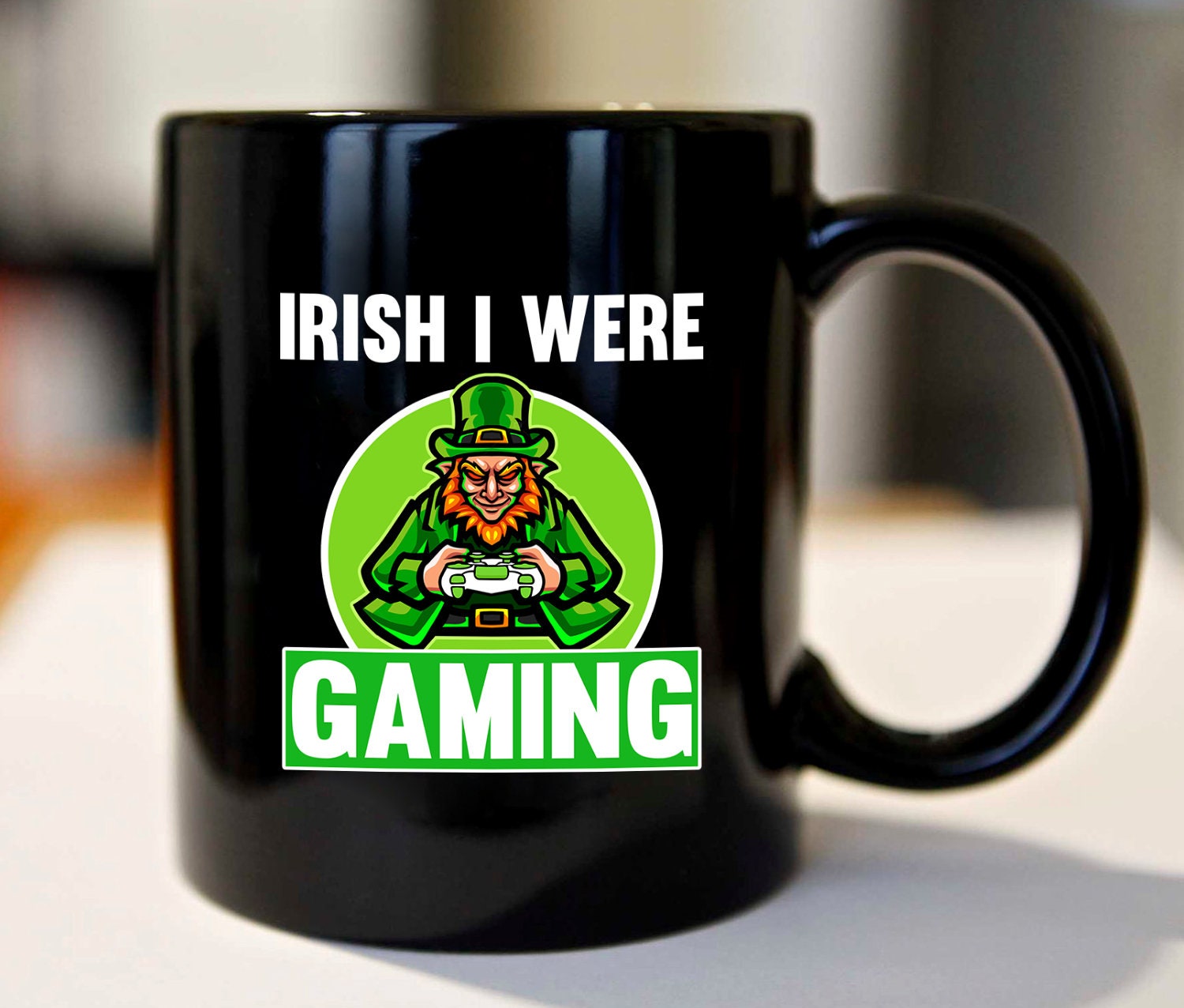 Irish I Were Gaming Patrick's Day Mug Irish I Were Gaming Patrick's Day Mug