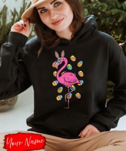 Pink Flamingo Easter Eggs Sweatshirt