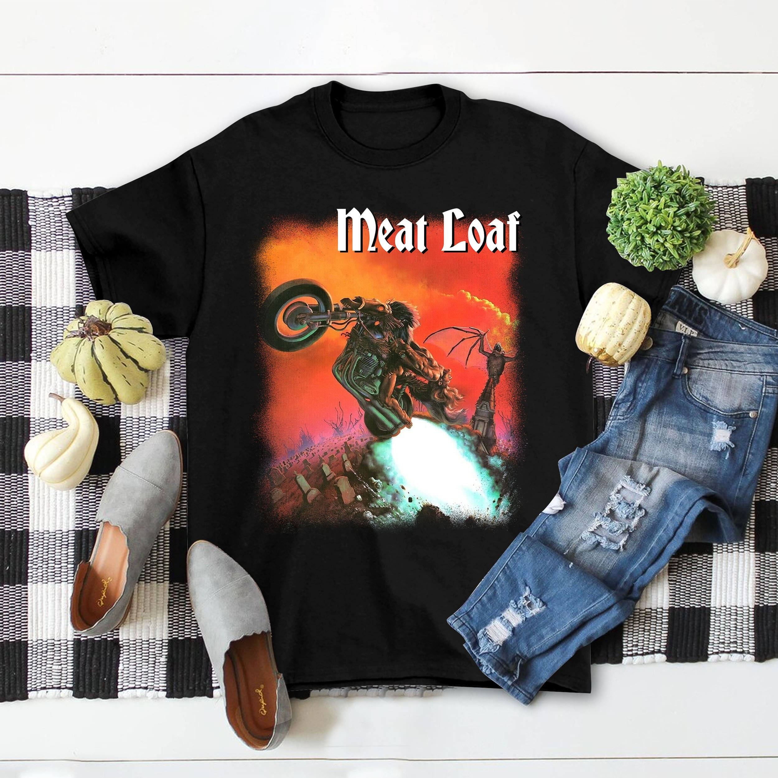RIP Meat Loaf Legend 1968-2022 Thank You For The Memories Anniversary T-Shirt RIP Meat Loaf Legend 1968-2022 Thank You For The Memories Anniversary T-Shirt