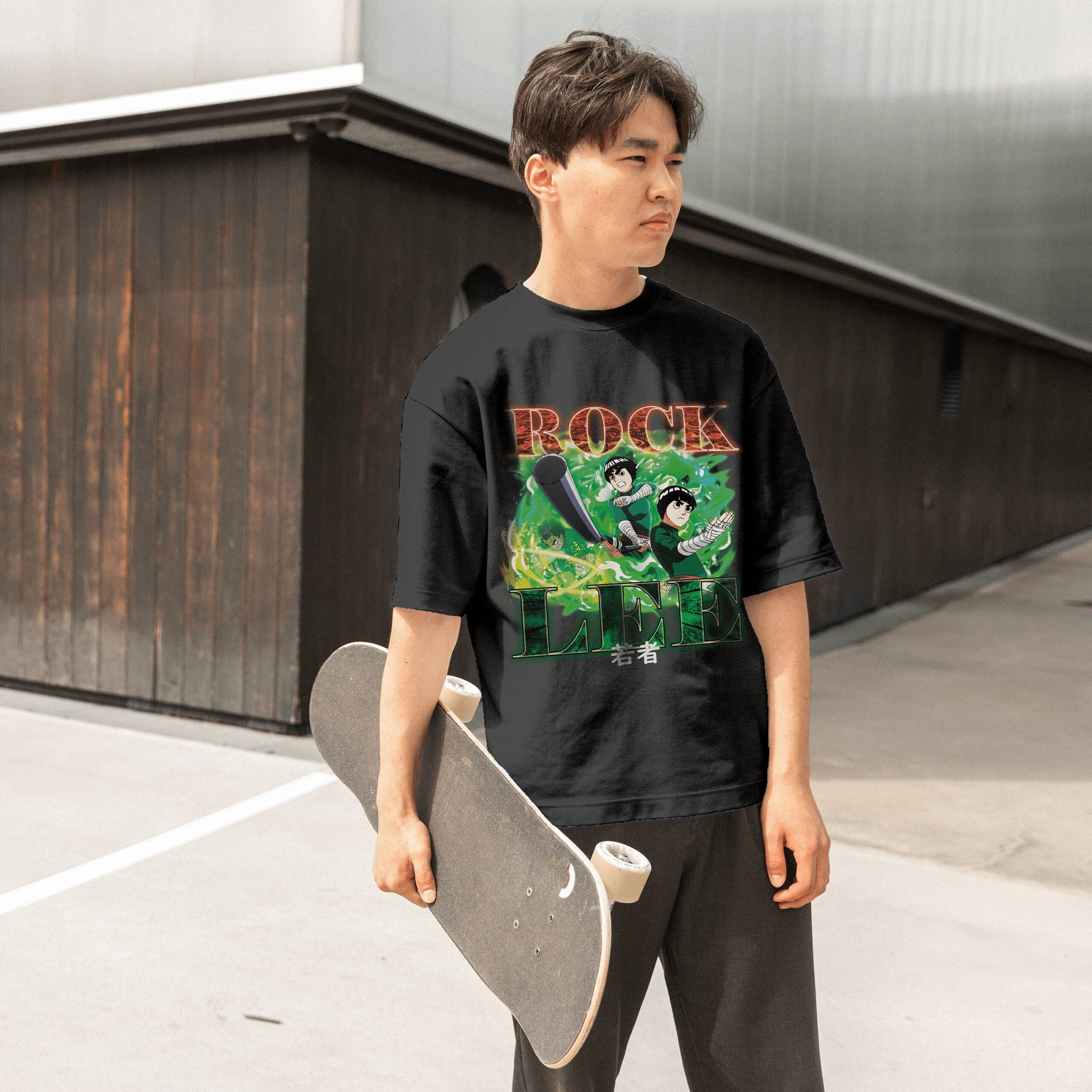 Rock Lee Vintage Style Anime T-shirt Rock Lee Vintage Style Anime T-shirt