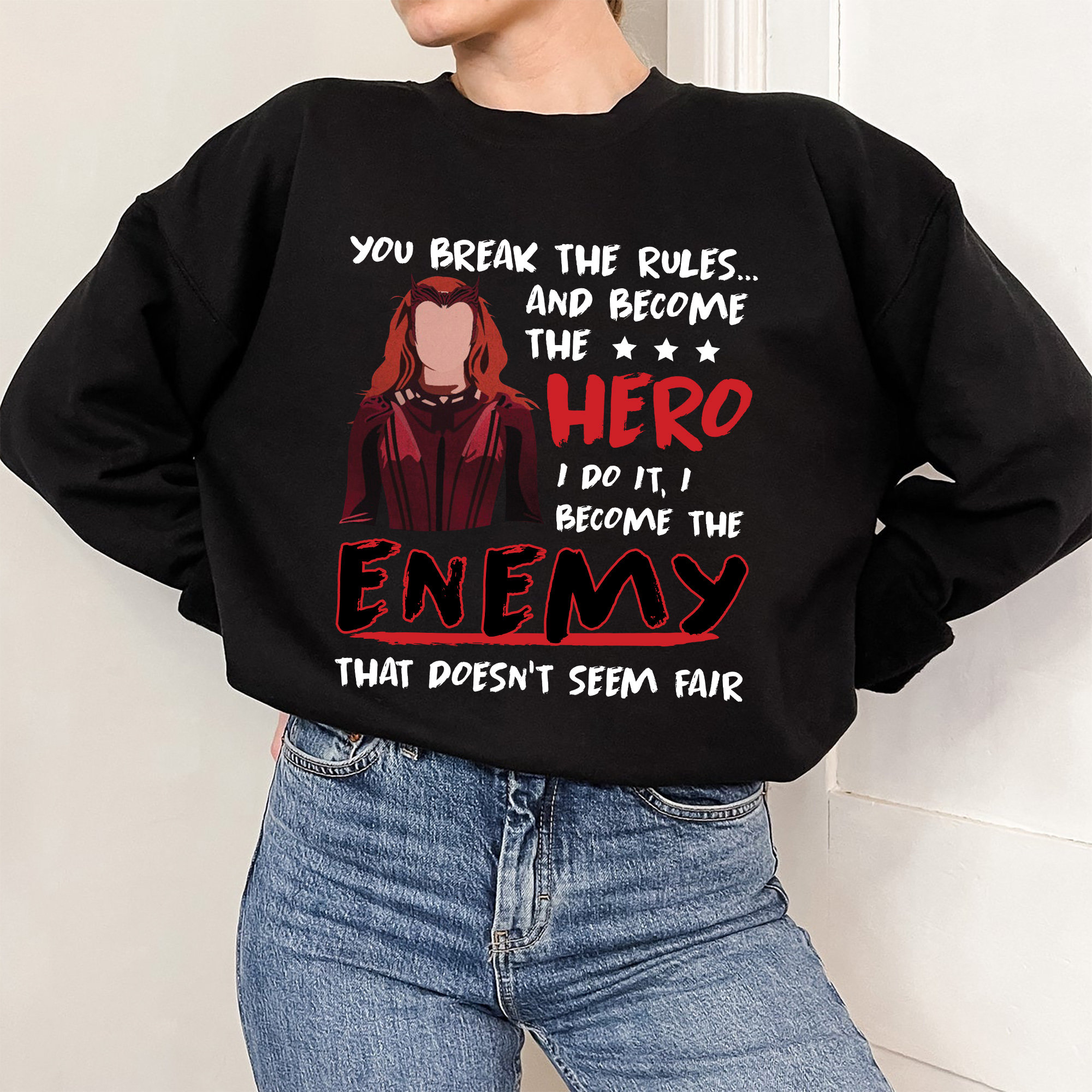 Scarlet Witch Marvel Doctor Strange 2 Sweatshirt Scarlet Witch Marvel Doctor Strange 2 Sweatshirt