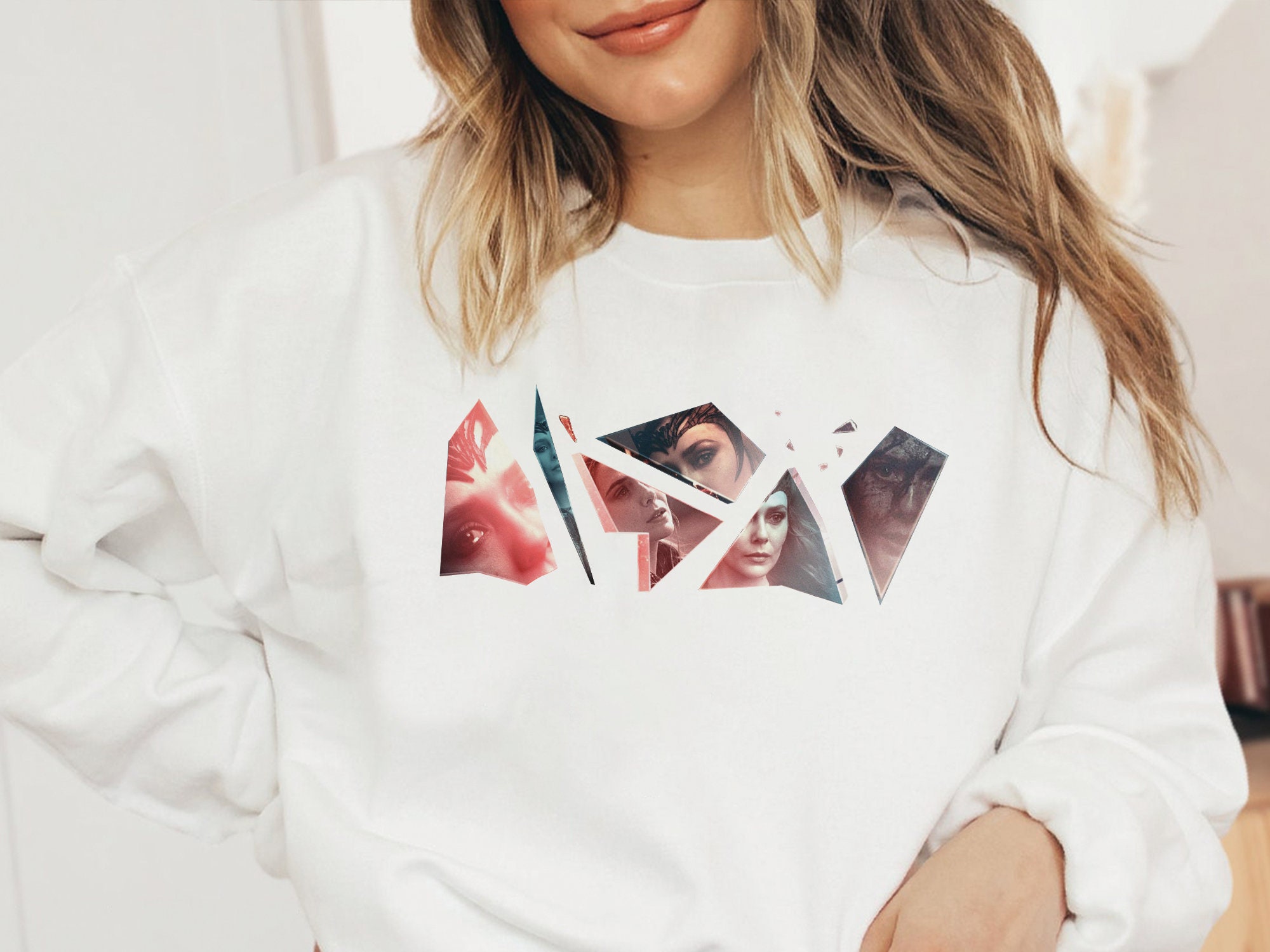Scarlet Witch Wanda Maximoff Marvel Sweatshirt Scarlet Witch Wanda Maximoff Marvel Sweatshirt