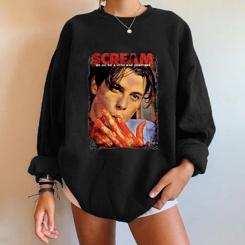 Scream Movie Billy Loomis Skeet Ulrich Unisex Sweatshirt Scream Movie Billy Loomis Skeet Ulrich Unisex Sweatshirt