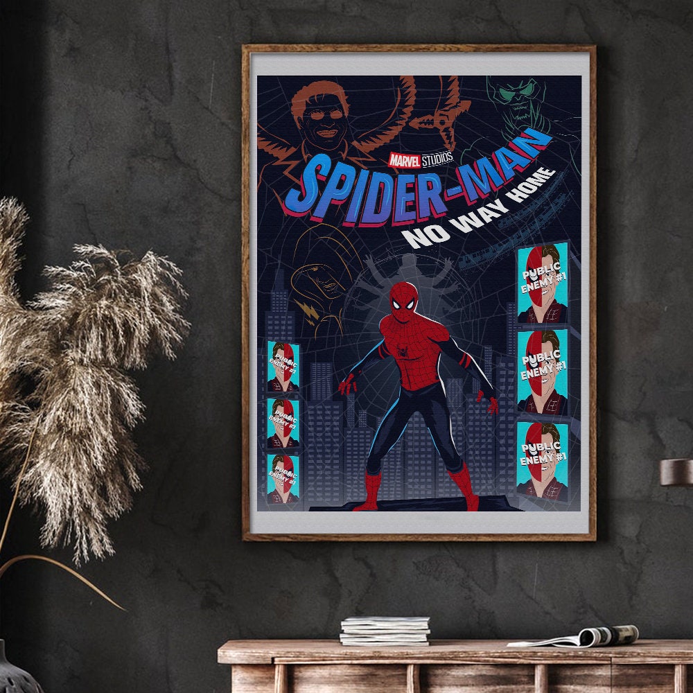 Spider-Man No Way Home Marvel Poster Spider-Man No Way Home Marvel Poster