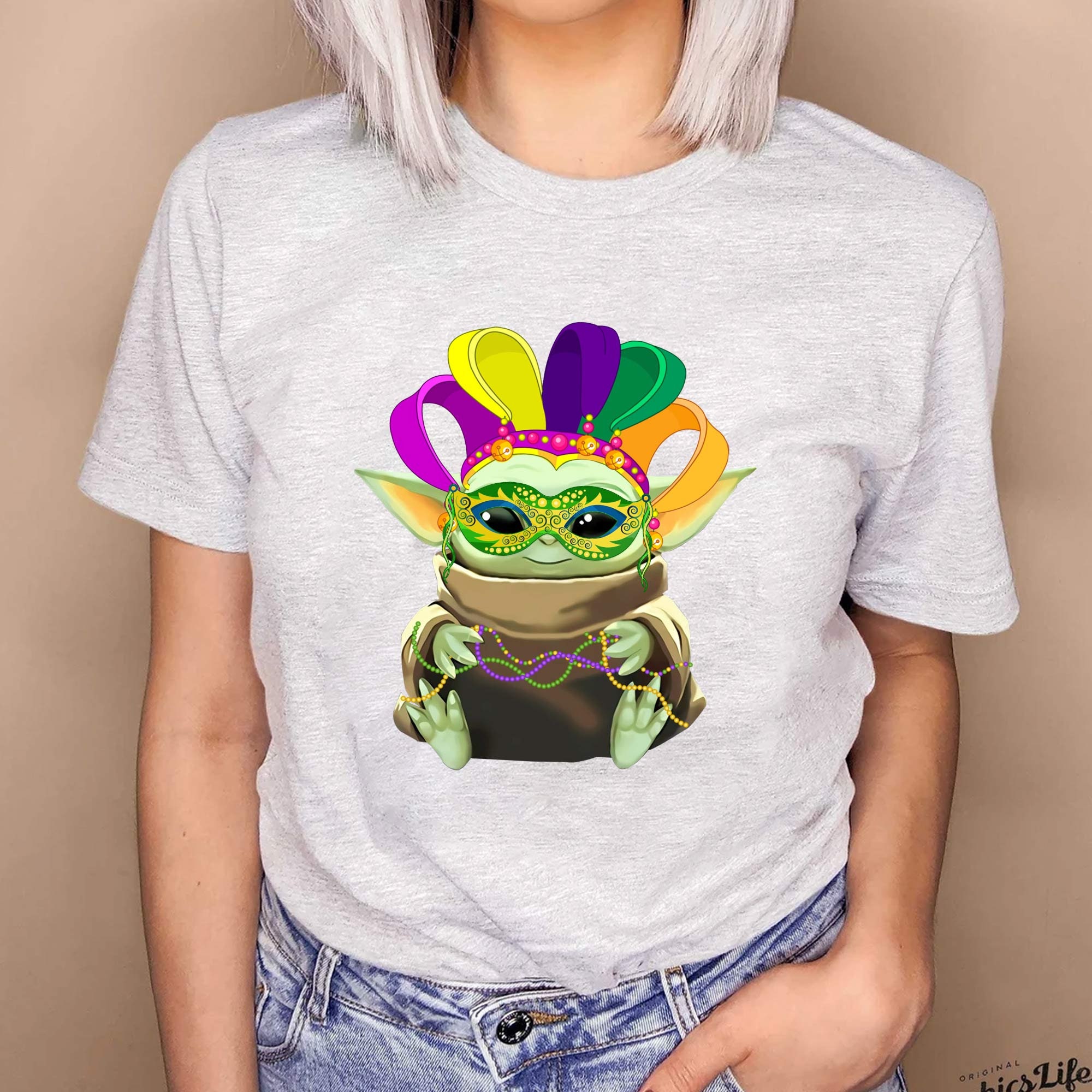 Star Wars Baby Yoda Mardi Gras Shirts Star Wars Baby Yoda Mardi Gras Shirts