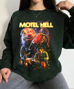 Motel Hell Meat’s Meat Sweatshirt Scary Movie Horror Style Swearshirt Gift For Halloween And Christmas