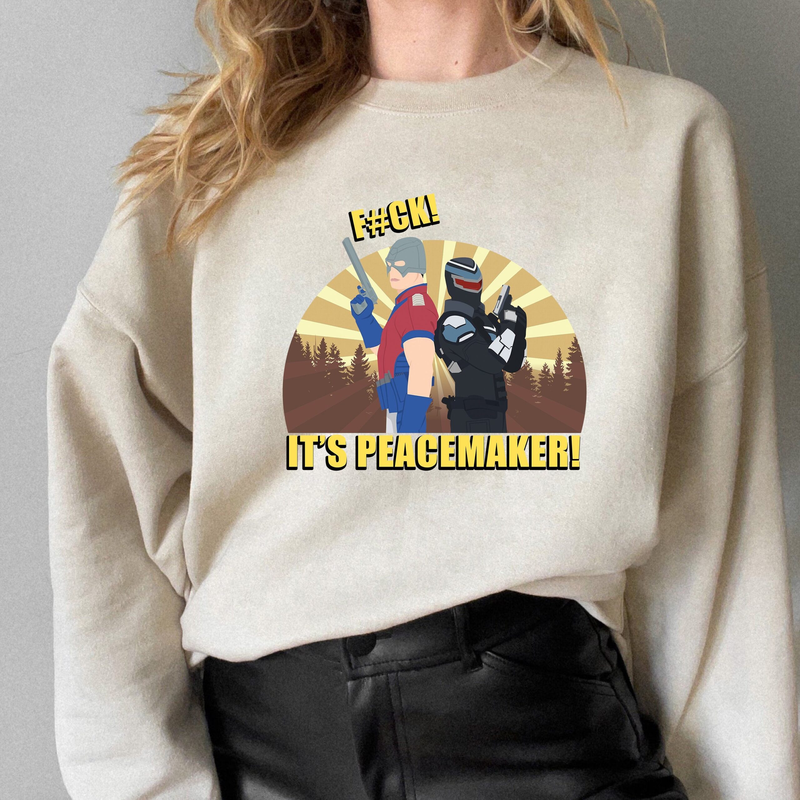 Vintage Peacemaker John Cena Adrian Chase Sweatshirt Vintage Peacemaker John Cena Adrian Chase Sweatshirt