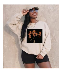 West Coast Tupac Snoop Dogg Sweatshirt Death Row Records
