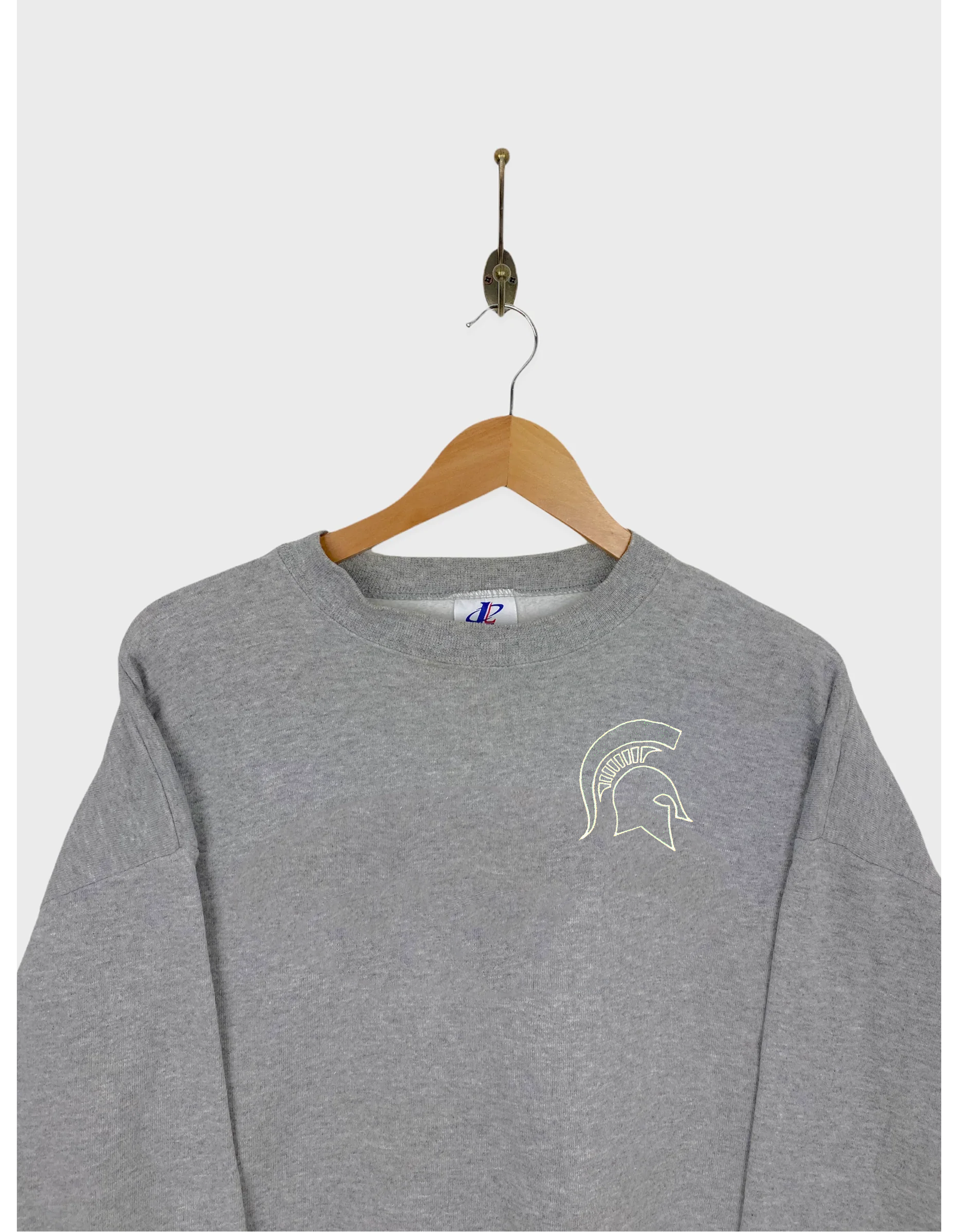 Vintage 90s University Michigan State Football Fan Crewneck Sweatshirt Vintage 90s University Michigan State Football Fan Crewneck Sweatshirt