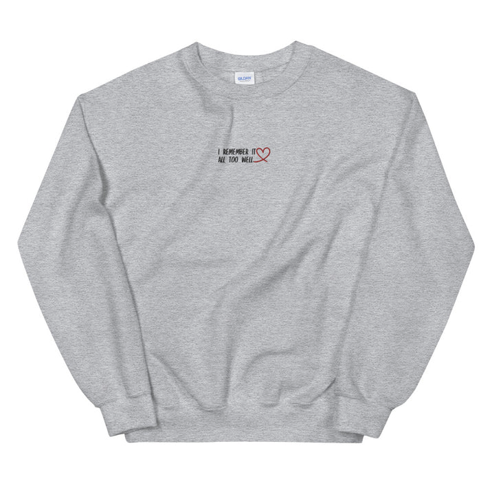 Taylor Swift All Too Well Embroidered Sweatshirt Taylor Swift All Too Well Embroidered Sweatshirt