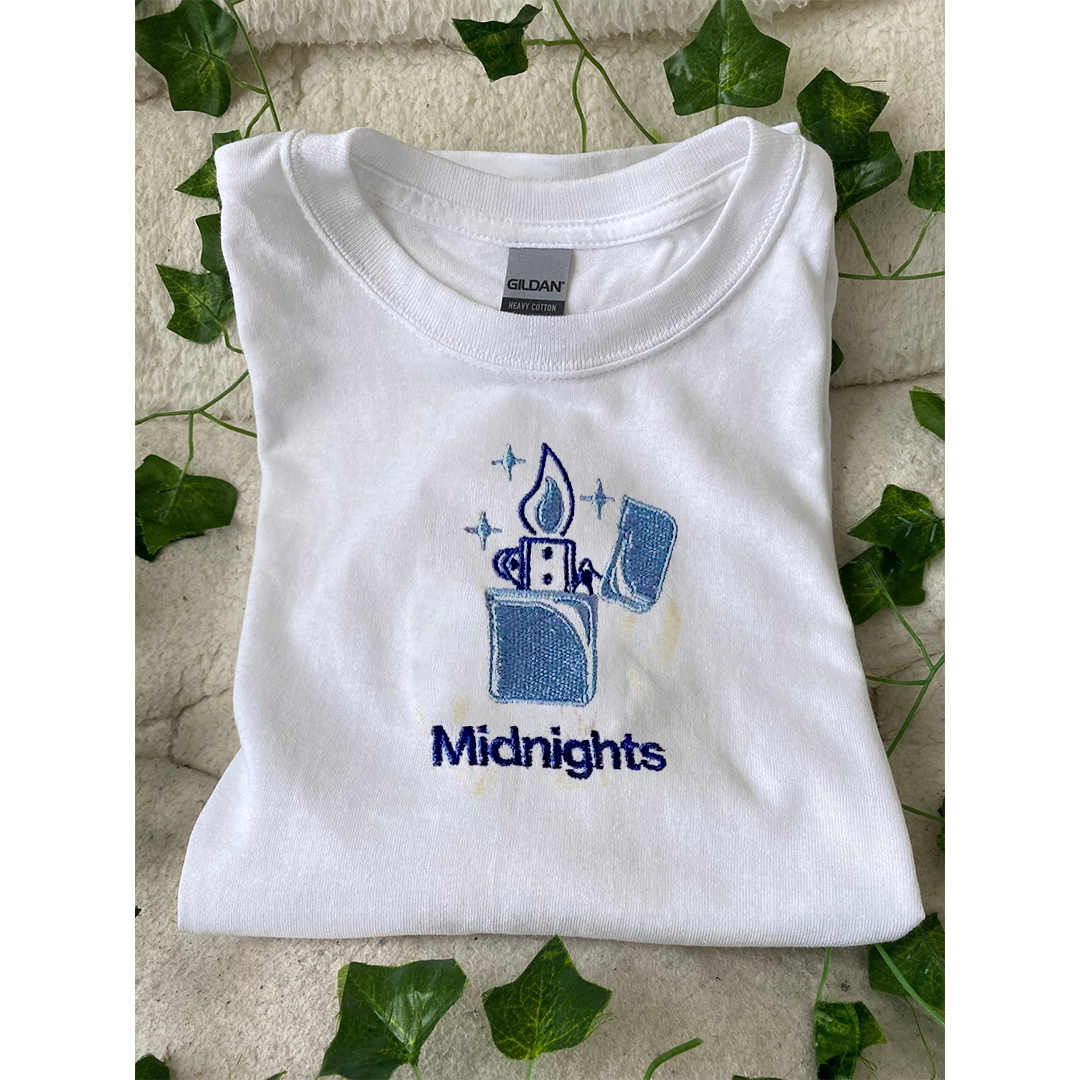 Midnight Taylor Swift Embroidered Sweatshirt Gift For Fan Midnight Taylor Swift Embroidered Sweatshirt Gift For Fan