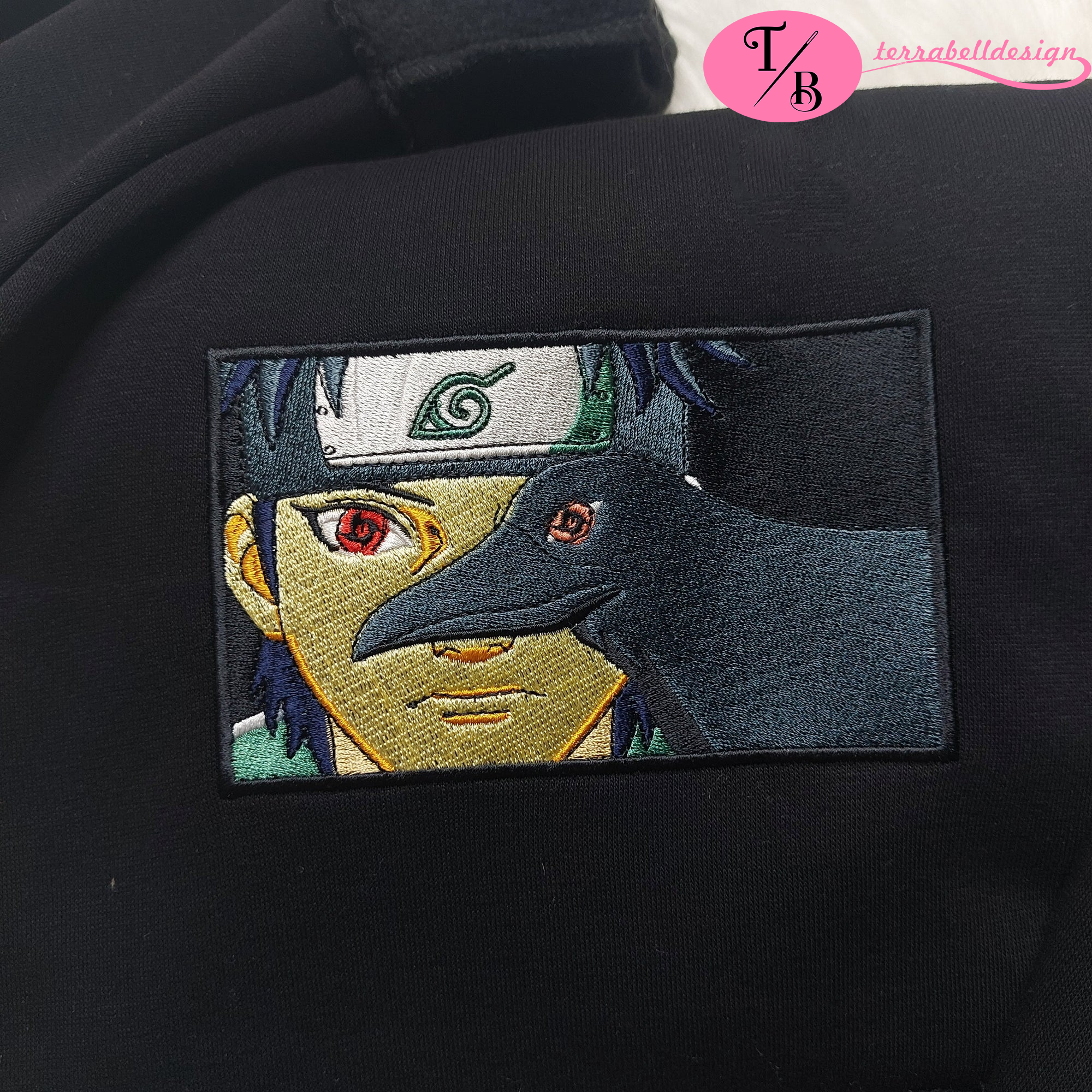 Uchiha Shisui Embroidered Sweatshirt Naruto Anime Uchiha Shisui Embroidered Sweatshirt Naruto Anime