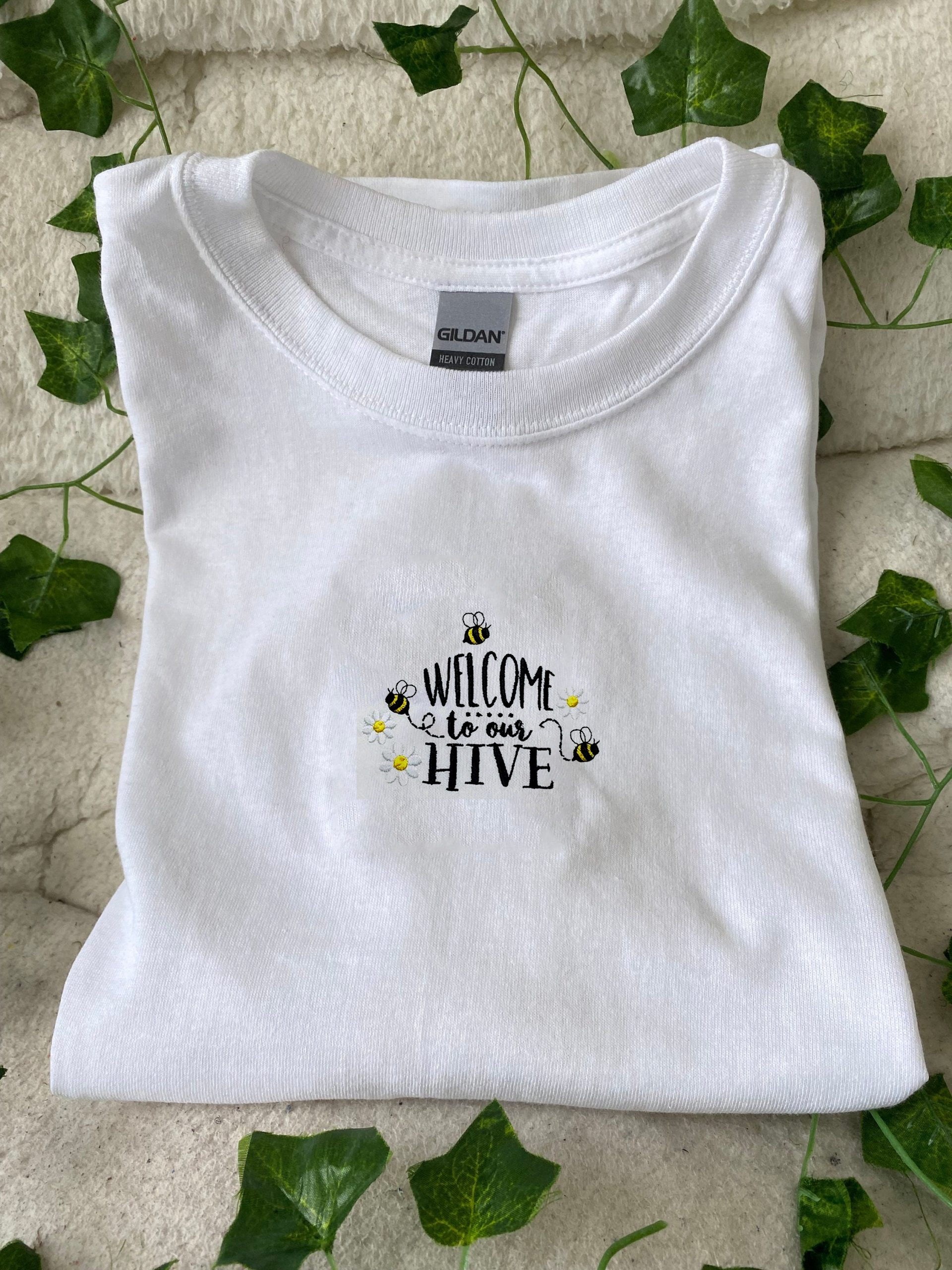 Welcome To The Hive Embroidered Shirt Welcome To The Hive Embroidered Shirt