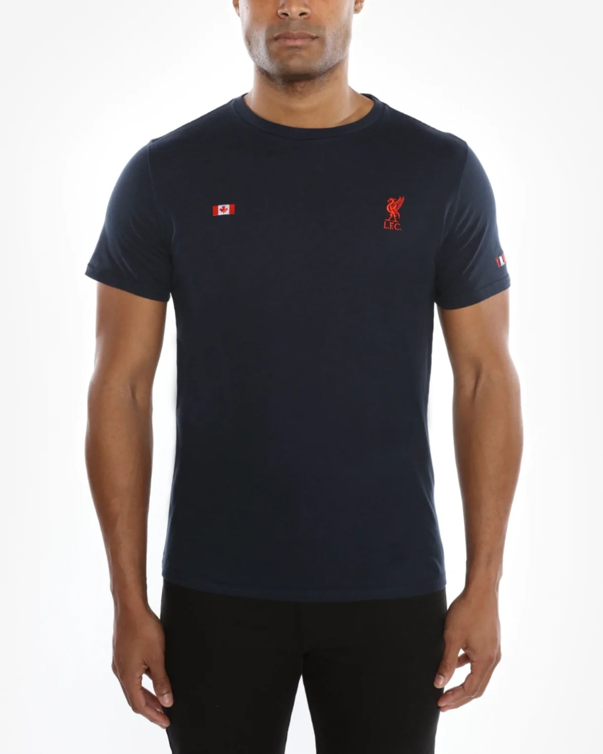 Liverpool FC Canada Flag Embroidered T-Shirt Liverpool FC Canada Flag Embroidered T-Shirt
