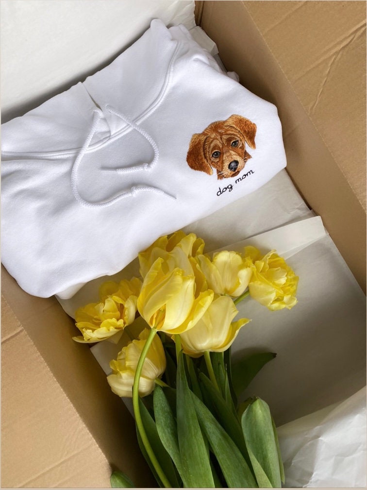 Pet Embroidered Sweatshirt Dog Memorial Pet Embroidered Sweatshirt Dog Memorial