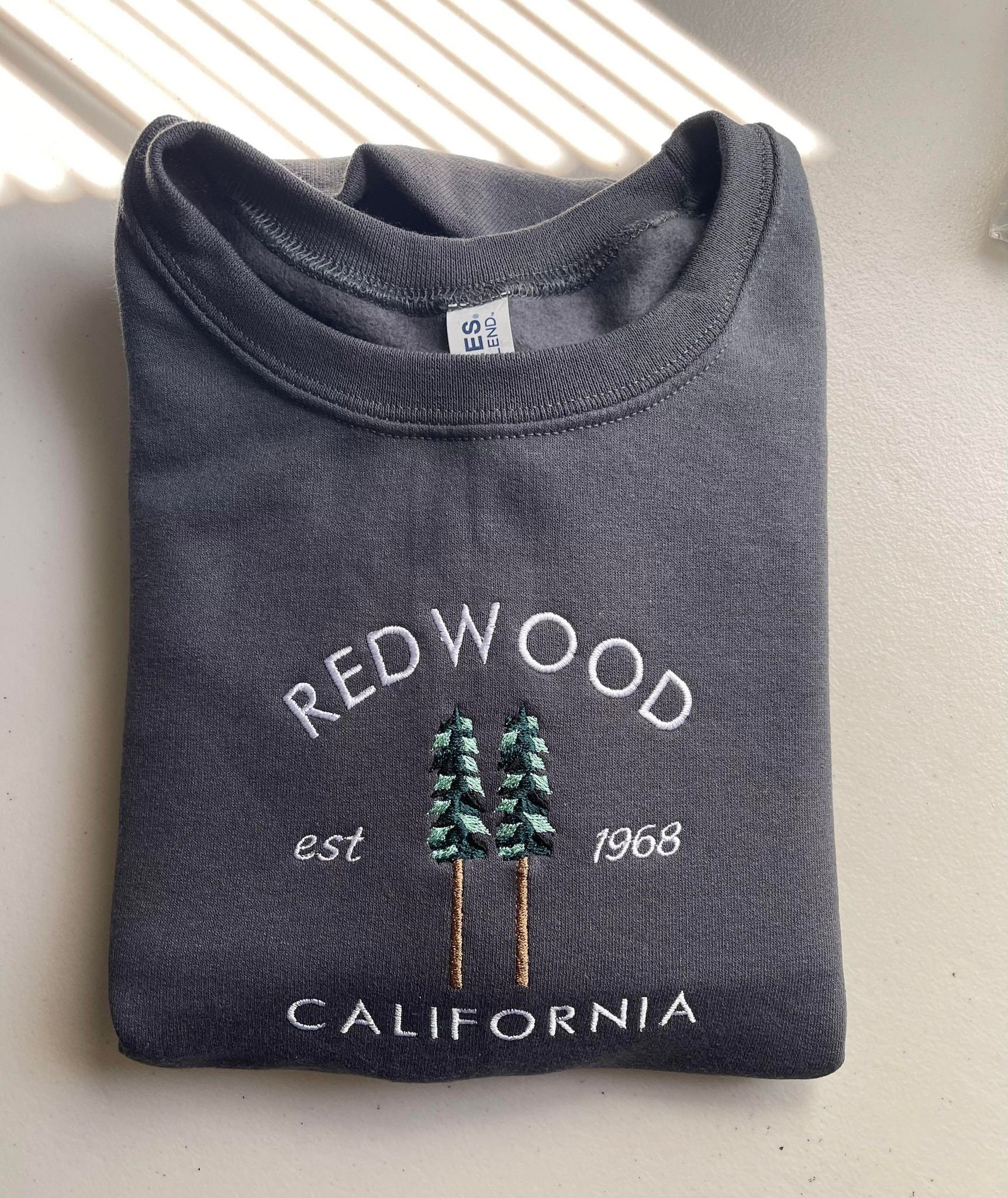 Redwood Embroidered Sweater Crewneck Redwood Embroidered Sweater Crewneck