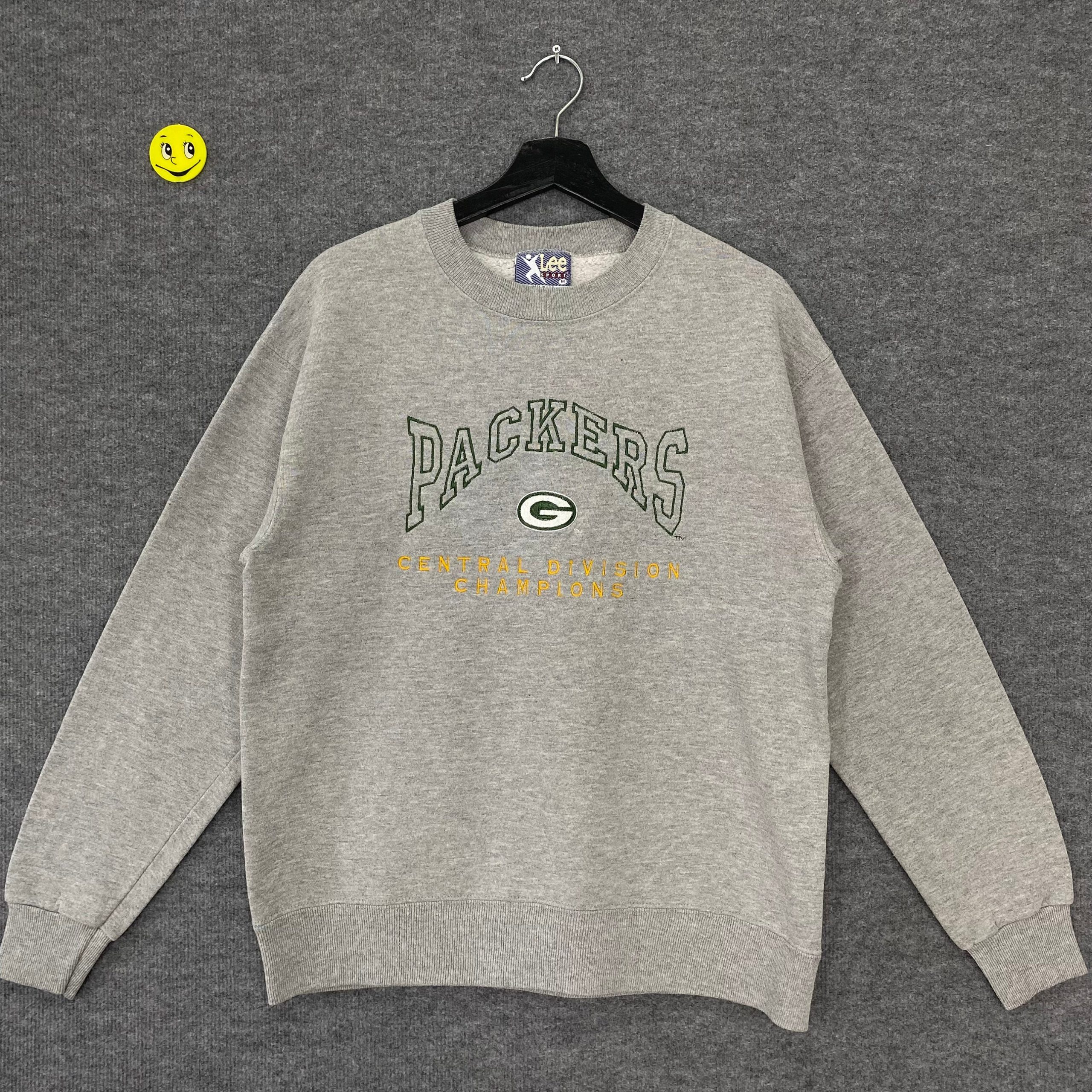 Vintage 90s Green Bay Packers Sweatshirt Crewneck Sweater Sportswear NFL Embroidery Logo Grey Medium Vintage 90s Green Bay Packers Sweatshirt Crewneck Sweater Sportswear NFL Embroidery Logo Grey Medium