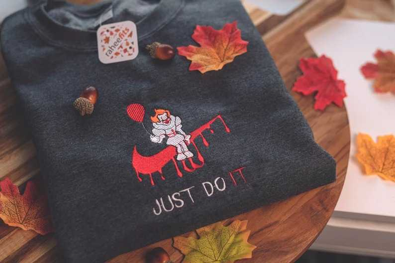 Nike Spooky Ghost Embroidered Crewneck Halloween Season Sweatshirt Unisex Nike Spooky Ghost Embroidered Crewneck Halloween Season Sweatshirt Unisex