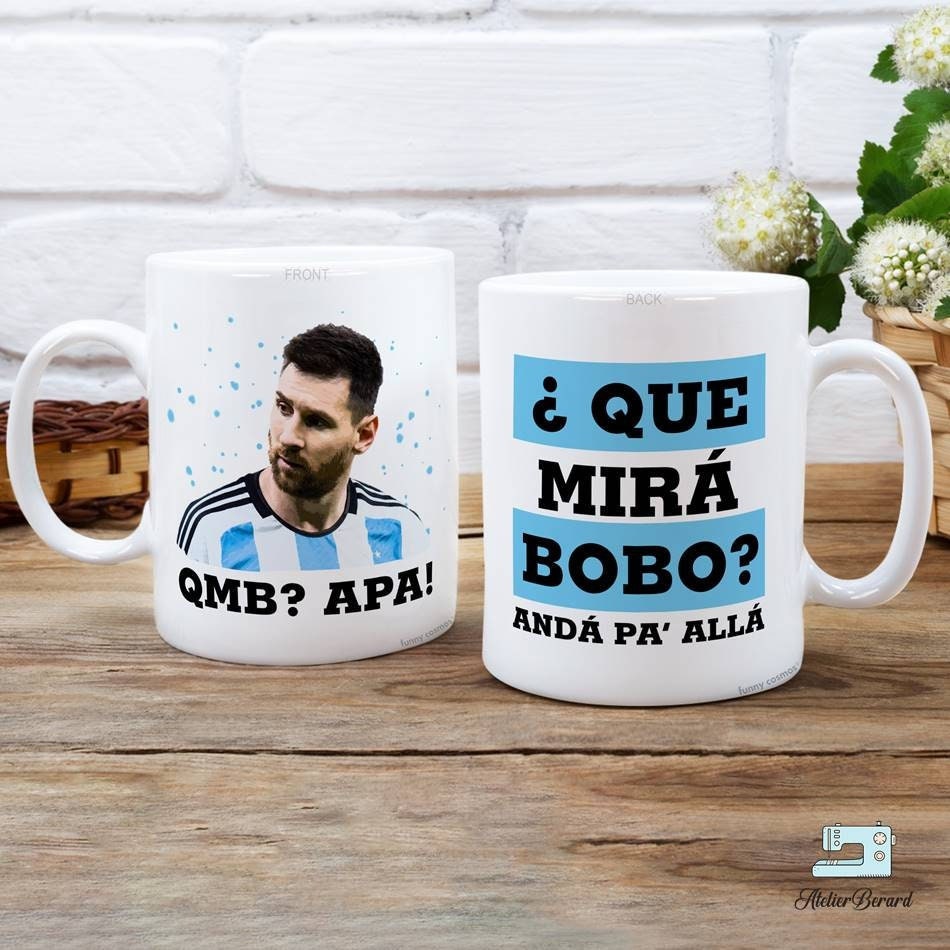 Argentina Lionel Messi Que Mira Bobo World Cup 2022 Mug Argentina Lionel Messi Que Mira Bobo World Cup 2022 Mug