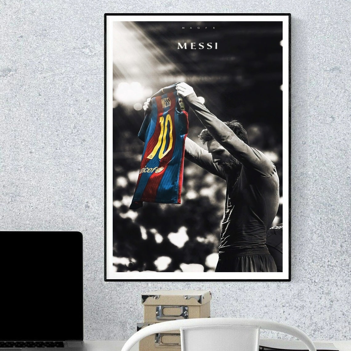 Lionel Messi Sports Poster Painting Art Wall Canvas Lionel Messi Sports Poster Painting Art Wall Canvas