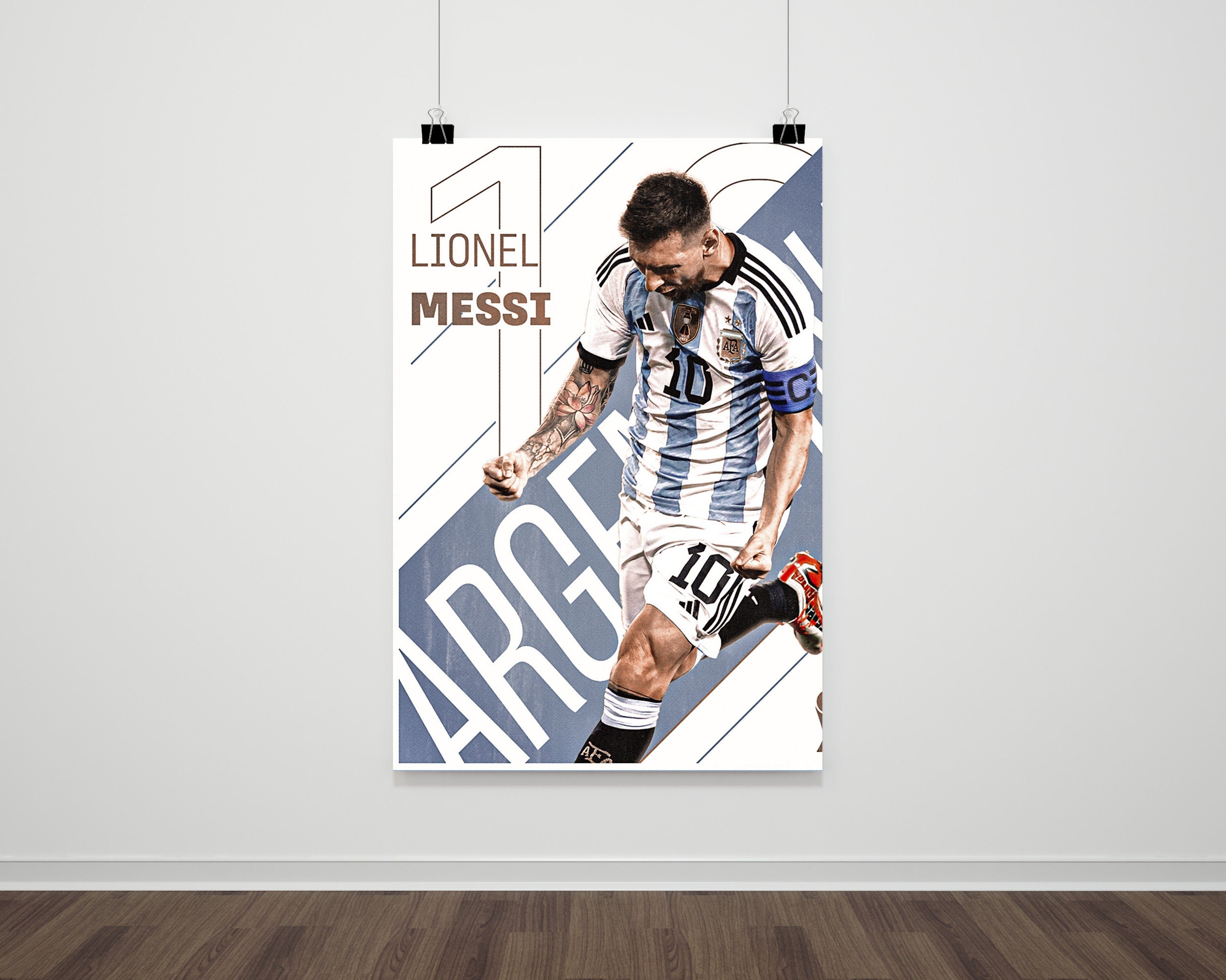 Lionel Messi Football Poster Wall Art Decor Lionel Messi Football Poster Wall Art Decor