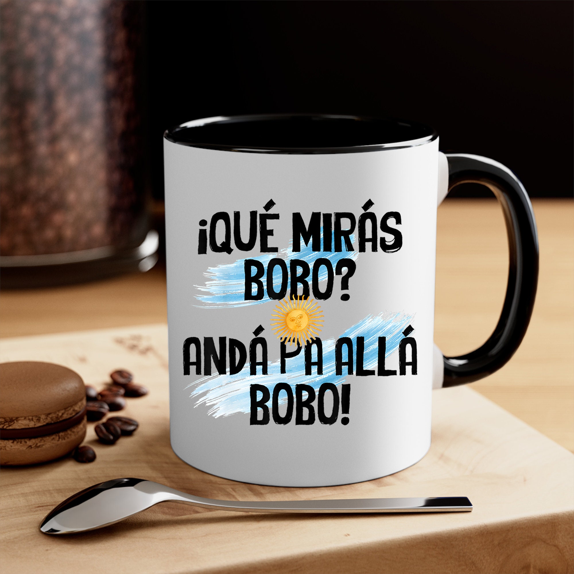 Qué Mira Bobo Messi Argentina Football Soccer Coffee Mug Qué Mira Bobo Messi Argentina Football Soccer Coffee Mug