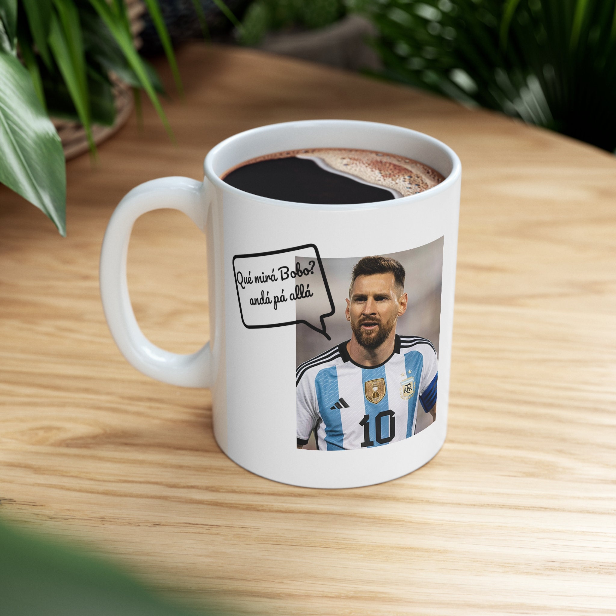 Que Mirá Bobo? Messi Meme Ceramic World Cup 2022 Mug Que Mirá Bobo? Messi Meme Ceramic World Cup 2022 Mug