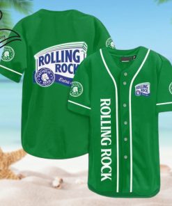 Green Rolling Rock Beer Baseball Jersey Halloween Shirt