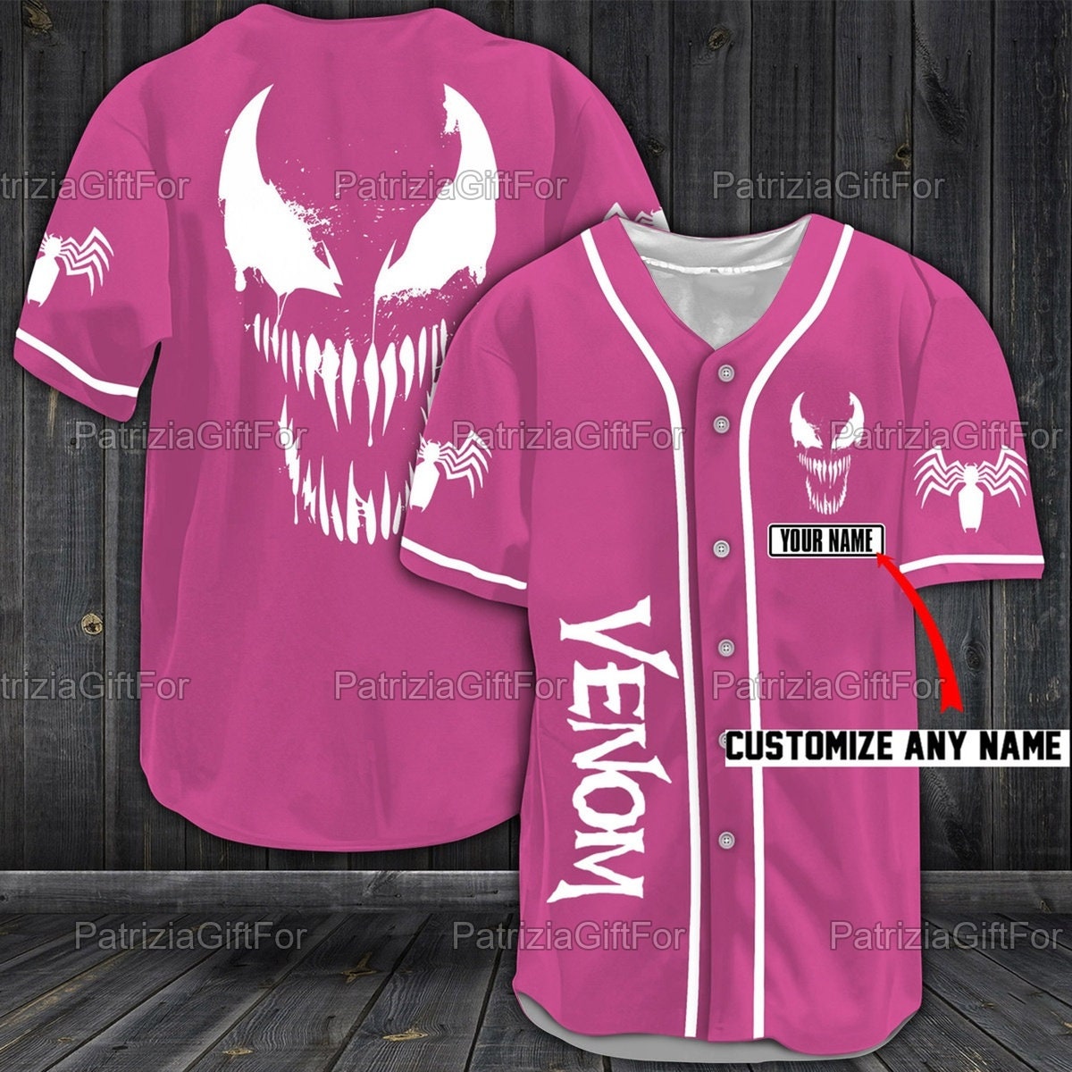 Personalized Venom Baseball Shirt Christmas Gifts Personalized Venom Baseball Shirt Christmas Gifts