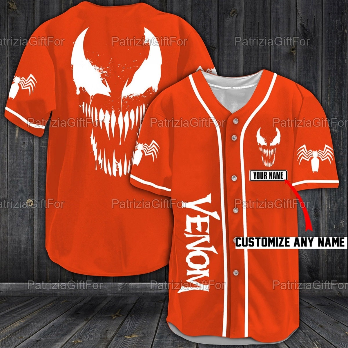 Personalized Venom Baseball Shirt Christmas Gifts Personalized Venom Baseball Shirt Christmas Gifts