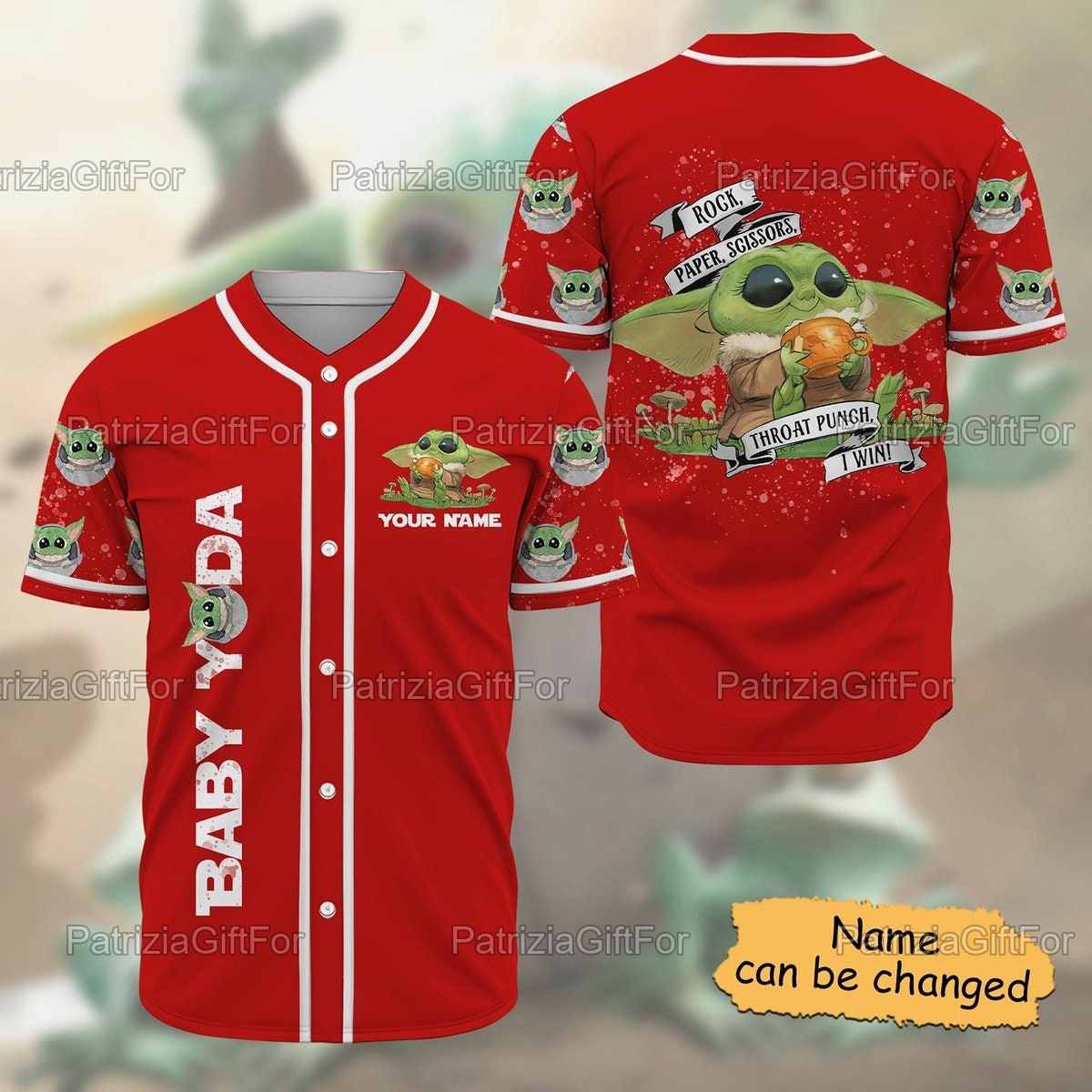 Custom Personalized Baby Yoda Baseball Shirt Christmas Gifts Custom Personalized Baby Yoda Baseball Shirt Christmas Gifts