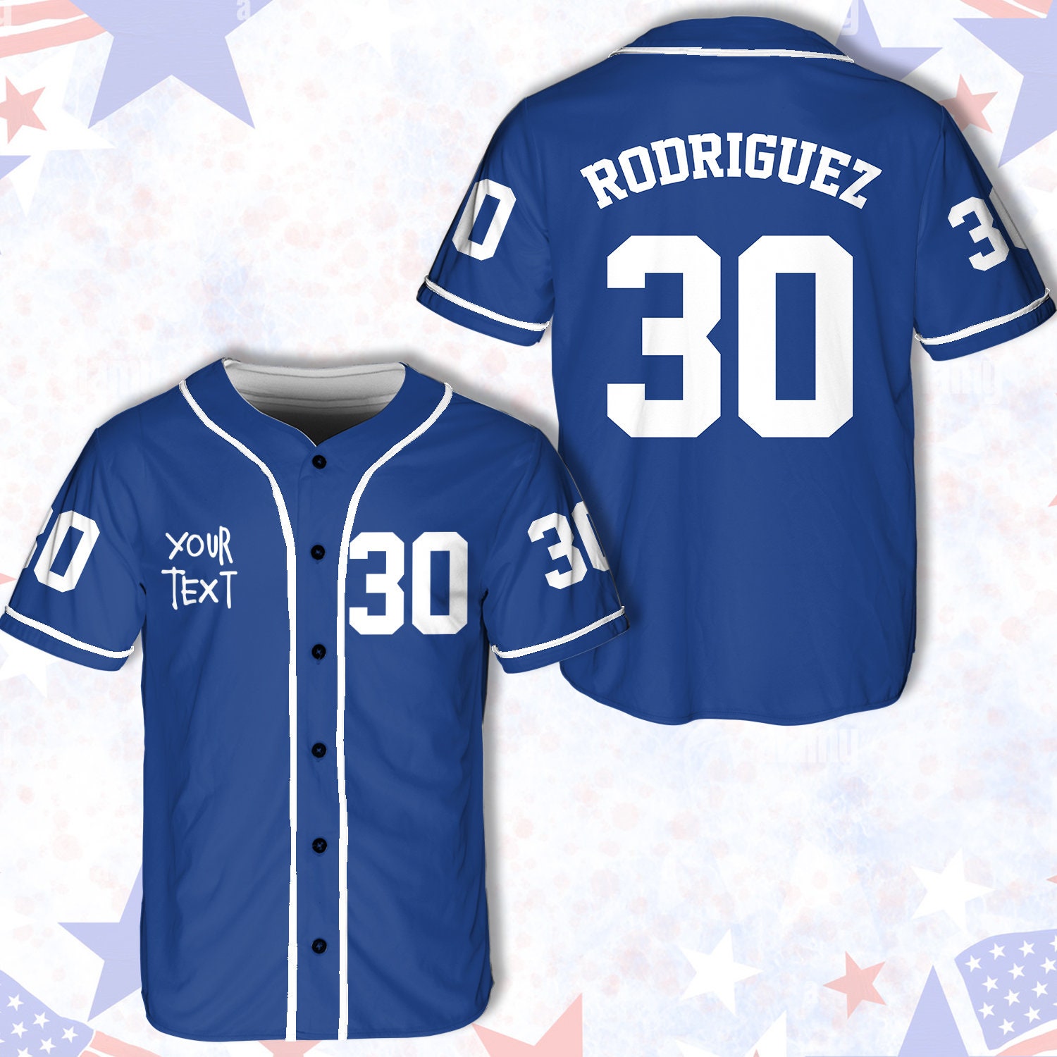 Personalization 30 Rodriguez Movie Lovers Baseball Jersey Personalization 30 Rodriguez Movie Lovers Baseball Jersey