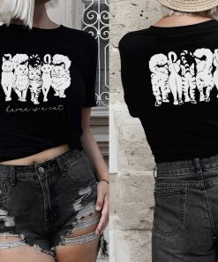 Vintage Style 90s Cats Linda Lori Midnights Karma Is A Cat Shirt
