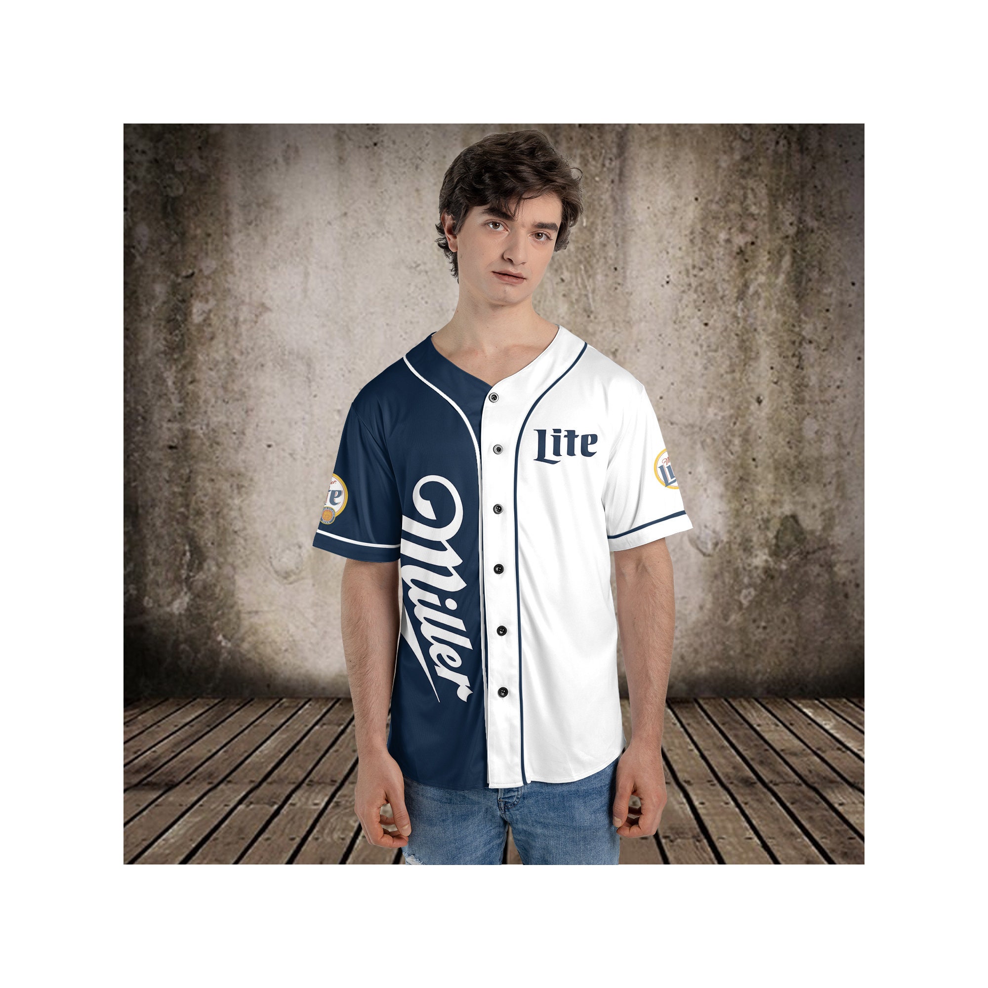Miller Lite Vodka Lovers Baseball Jersey Unisex T Shirt Miller Lite Vodka Lovers Baseball Jersey Unisex T Shirt