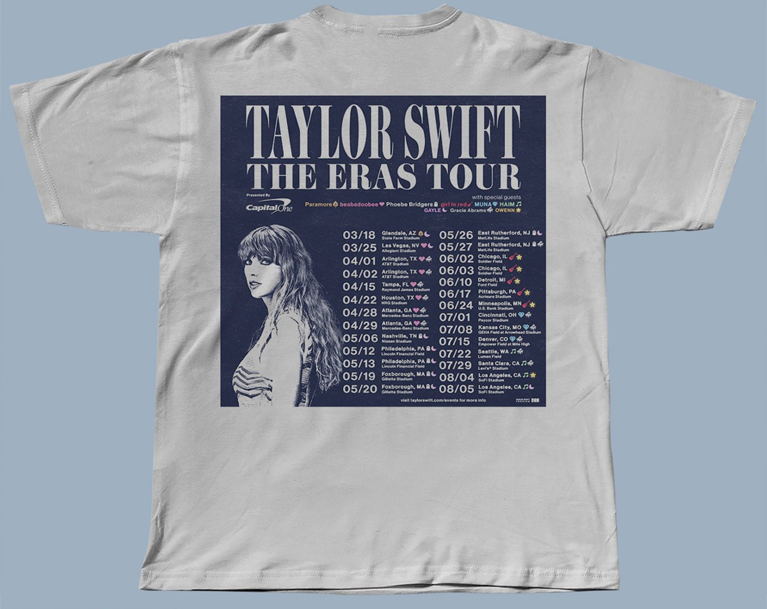 The Eras Tour TS Taylor 2023 Unisex Shirt The Eras Tour TS Taylor 2023 Unisex Shirt