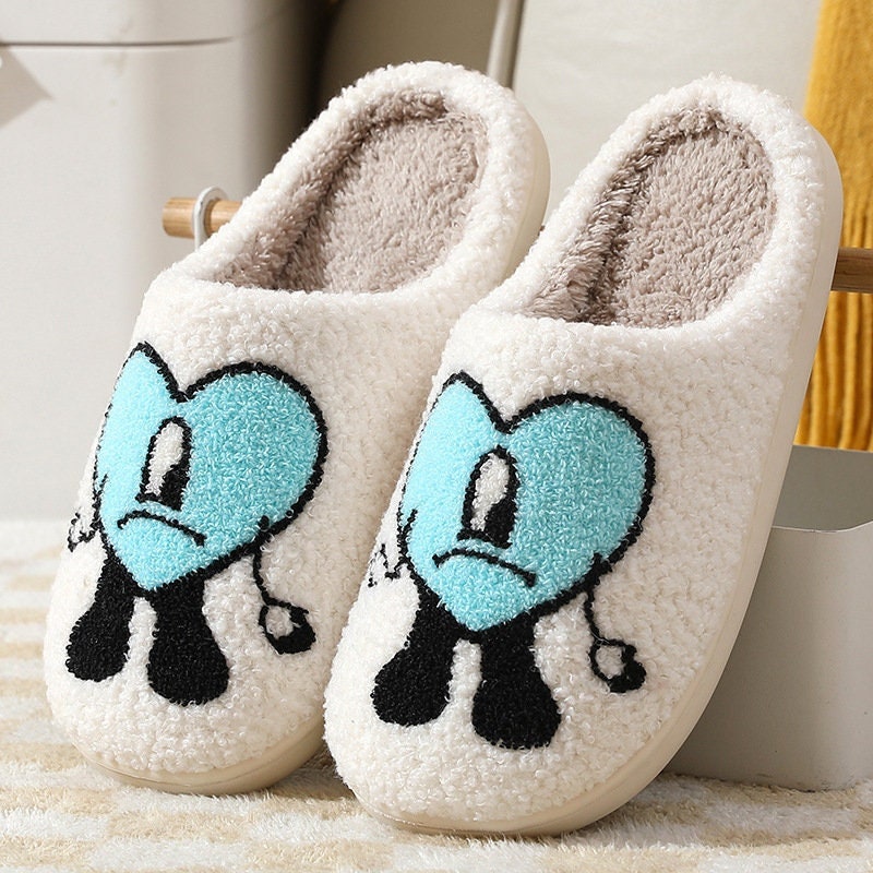 Bad Bunny Heart Comfortable Smile Slippers Bad Bunny Heart Comfortable Smile Slippers