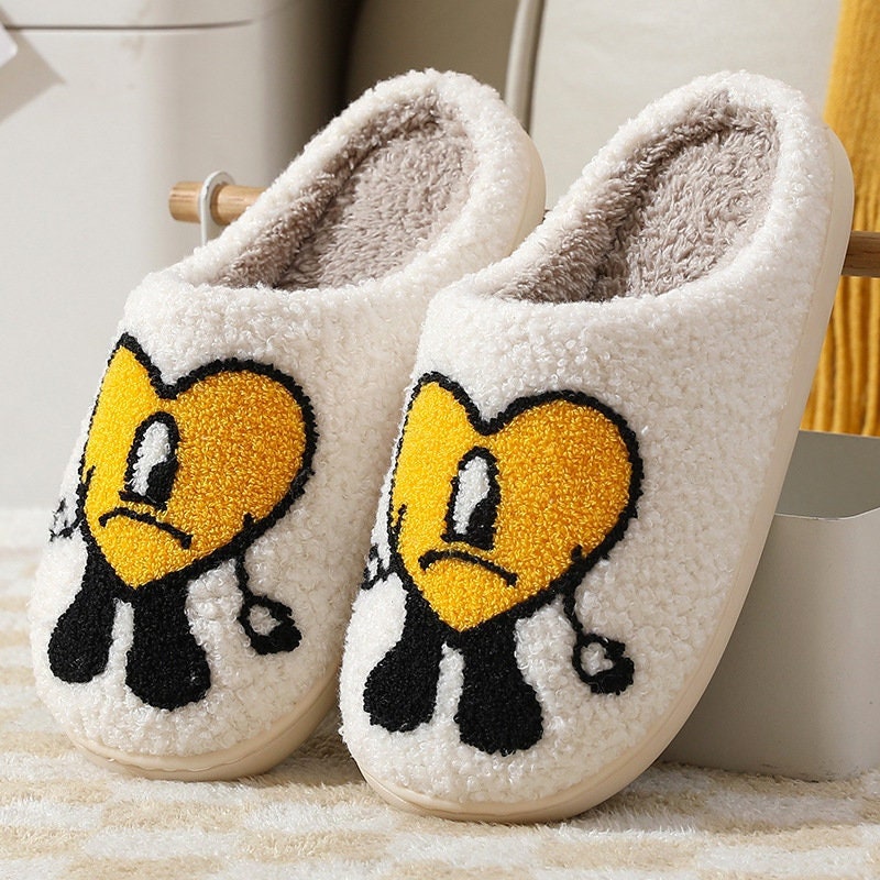 Bad Bunny Heart Comfortable Smile Slippers Bad Bunny Heart Comfortable Smile Slippers
