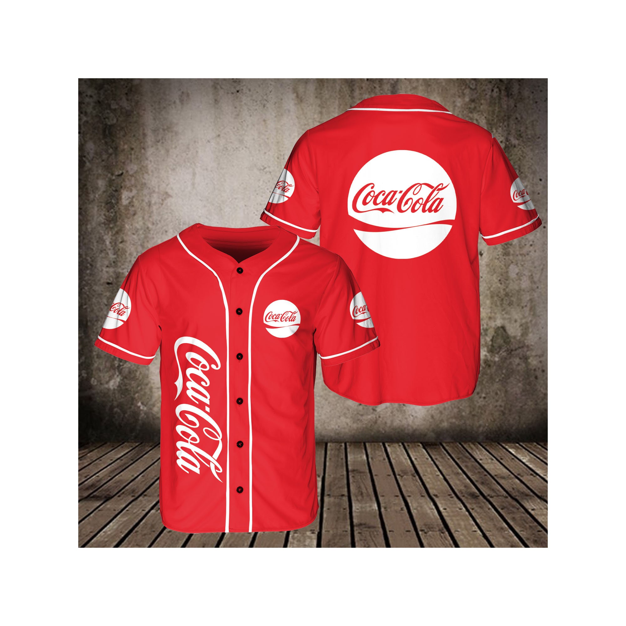 Soda Lovers Coca Cola Baseball Jersey Unisex T Shirt Soda Lovers Coca Cola Baseball Jersey Unisex T Shirt