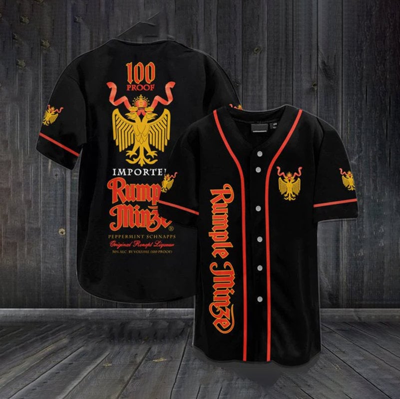 Vintage Rumple Minze Gin Christmas Gift Baseball Jersey Vintage Rumple Minze Gin Christmas Gift Baseball Jersey
