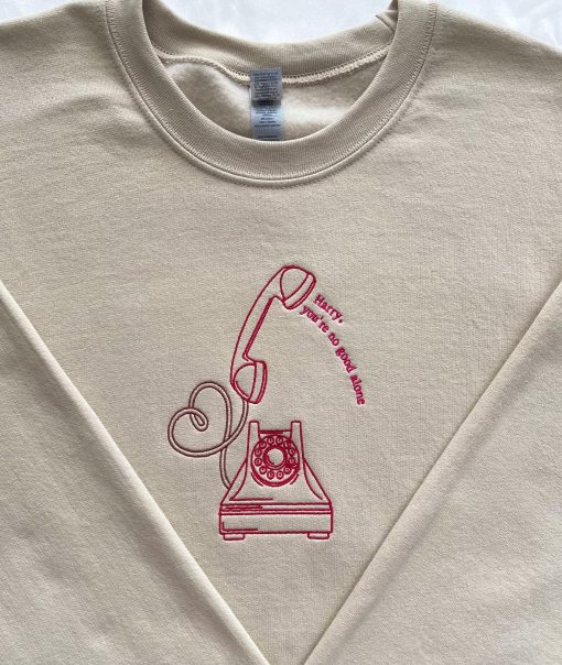Harry Styles As It Was Embroidered Sweatshirt