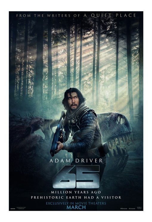 Adam Driver 65 Movie Poster