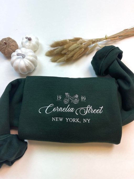 Cornelia Street Embroidered Sweatshirt