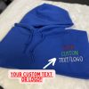 Custom Embroidery Sweatshirt Hoodie