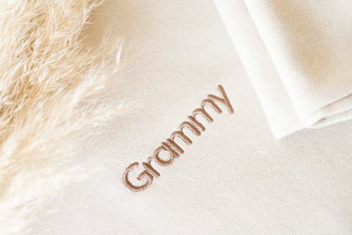 Custom Mom Grandmother With Kids Names Embroidered Sweatshirt