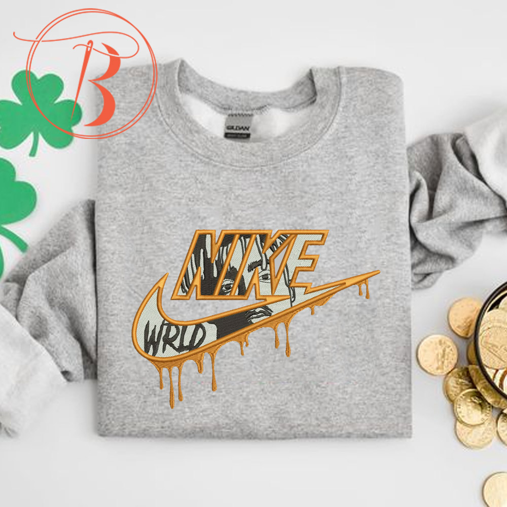 Nike Juice Wrld Melt Embroidered Sweatshirt TerraBell Designs