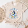 Personalized Name And Age Bluey Bingo Birthday Shirt