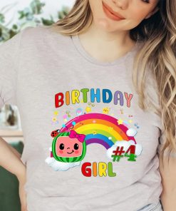 Custom Age Cocomelon Birthday Girl Shirt